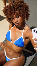 Load image into Gallery viewer, Blue Brazilian Style - 2 Piece Set   MP SWIM 💎   Very Thin Fit.
